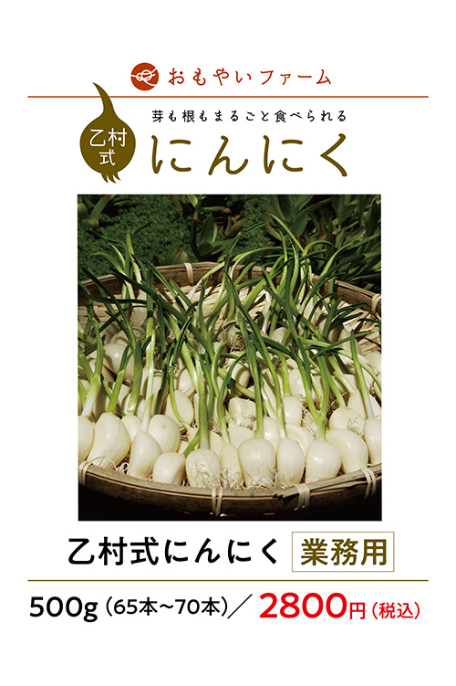 乙村式にんにく 【業務用500g】